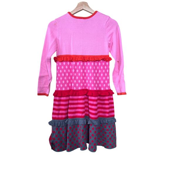 Hanna Andersson 100% Cotton Girls Knit Dress - Picture 7 of 9
